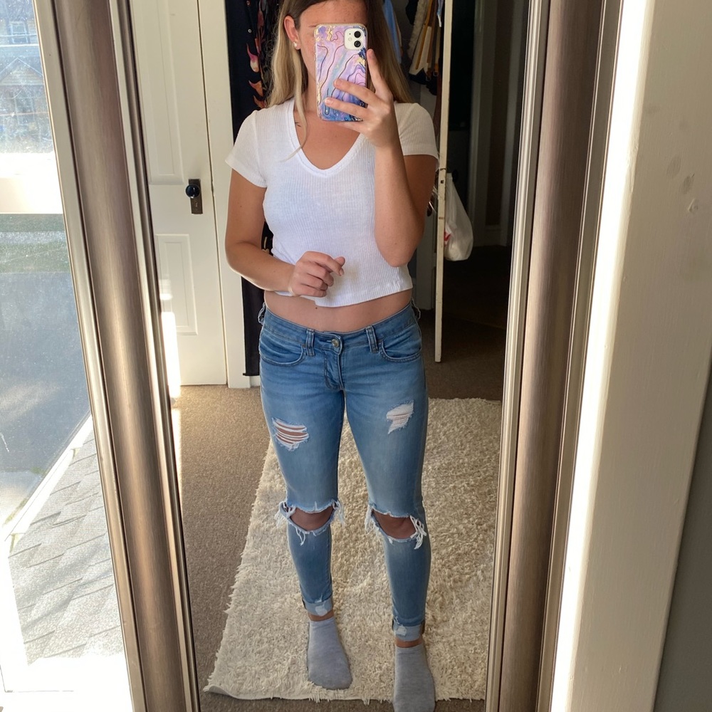 AE low-rise jeans